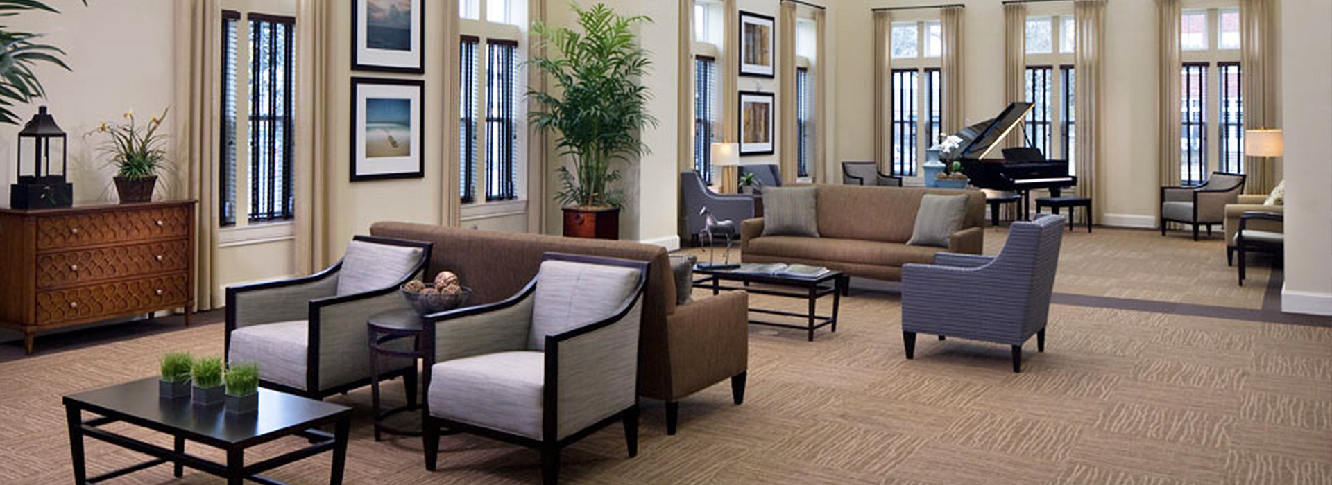 Columbia Parc Bayou District great room